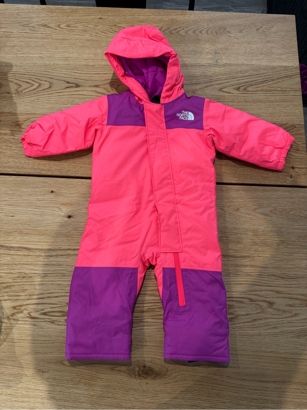 The North Face Baby Jacket in Hot Pink and Red-Orange